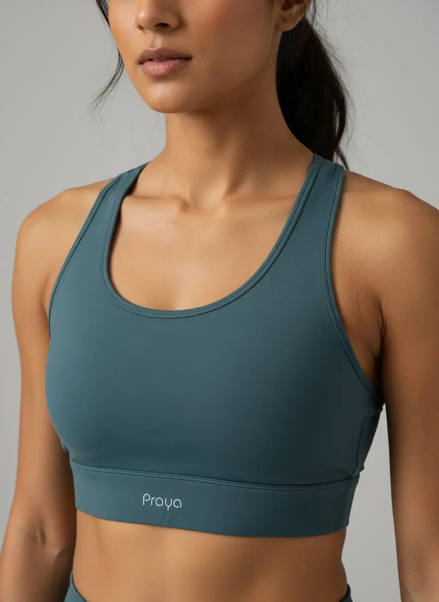 Criss Cross Sports Bra (Wine)