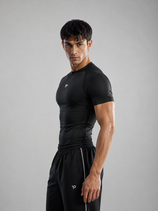 Men Ecoflex TM Compression Tee (Black)