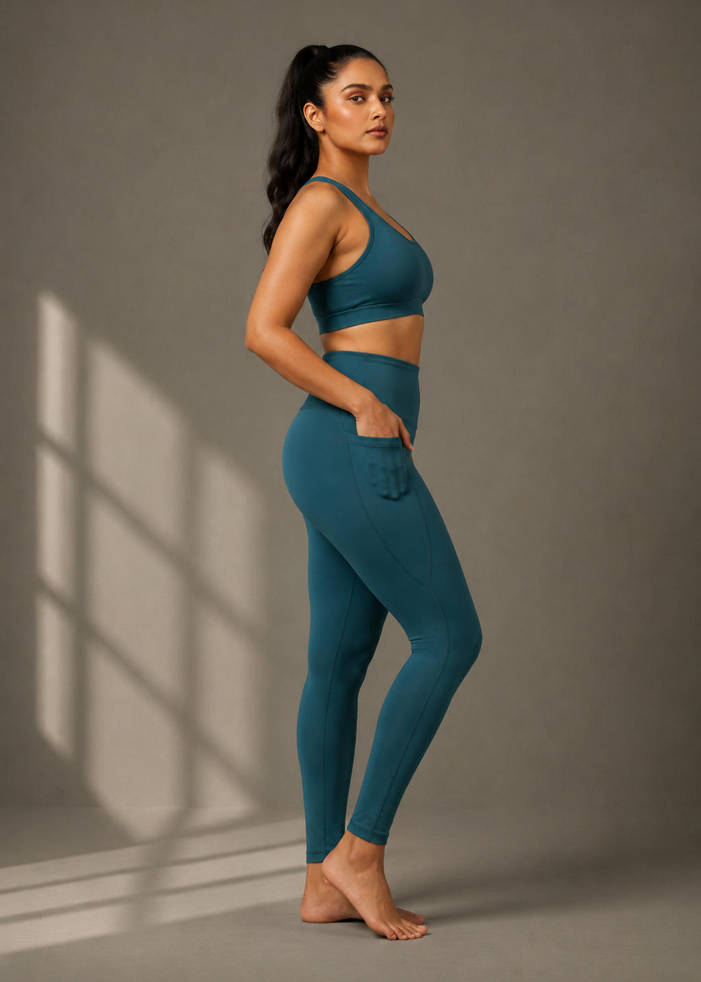 EveryDay Basic Pocket Tights(Black)