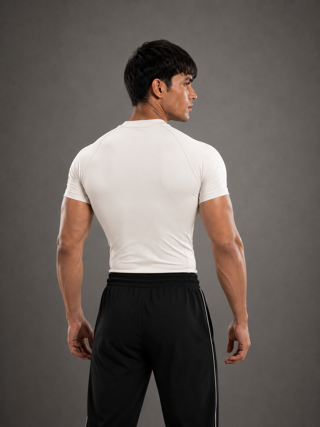 Men Ecoflex TM Compression Tee (White)