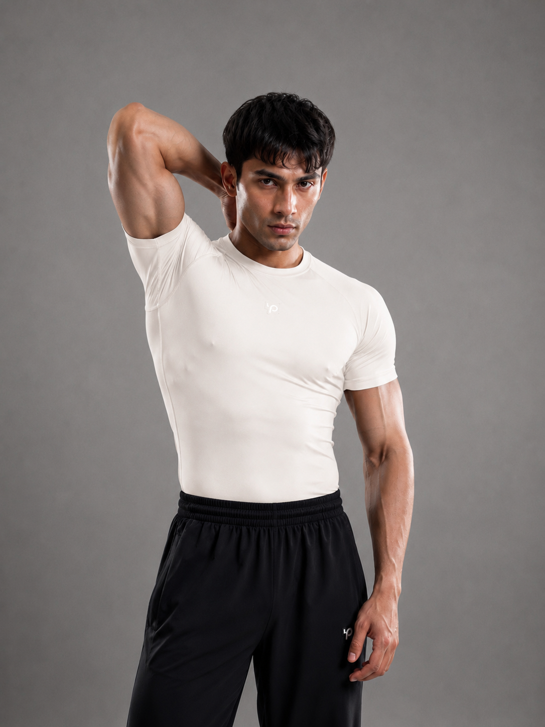 Men Ecoflex TM Compression Tee (White)
