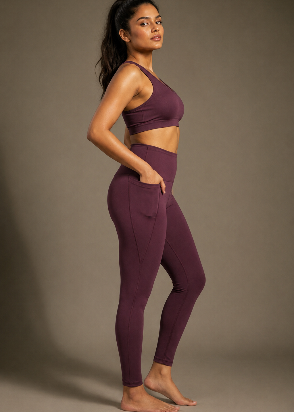 EveryDay Basic Pocket Tights(Black)