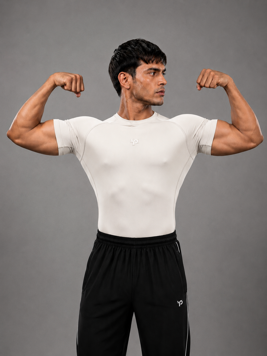 Men Ecoflex TM Compression Tee (White)