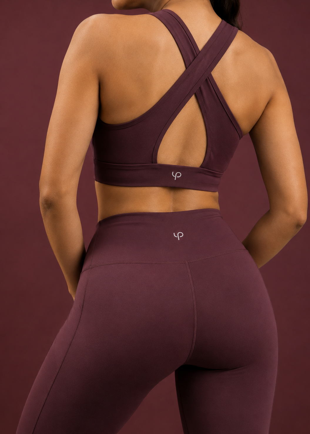 Criss Cross Sports Bra (Teal)